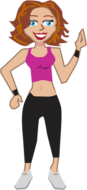 Fitness Woman Vector Character - Fitness Characters (700x700)
