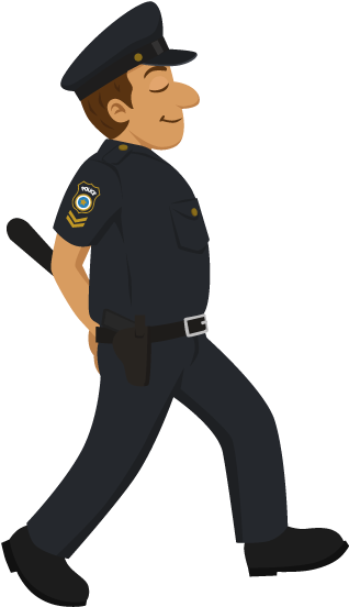 Scalable Vector Graphics Kiwifruit Computer File - Policeman Transparent Animated Police (842x595)