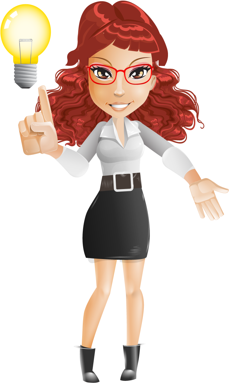 Entrepreneur Vector Graphics Review And Bonus - Secretary Vector Png (1024x1280)