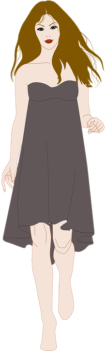 People Have Been Wondering About The Anorexia Nervosa - Figurin De Mujer Vectorizada (360x720)