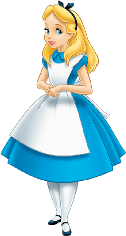 Alice In Wonderland Clipart Vector - Alice Adventures In Wonderland Alice (500x500)