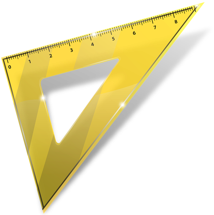 School Ruler Cliparts 9, Buy Clip Art - Triangle (720x720)