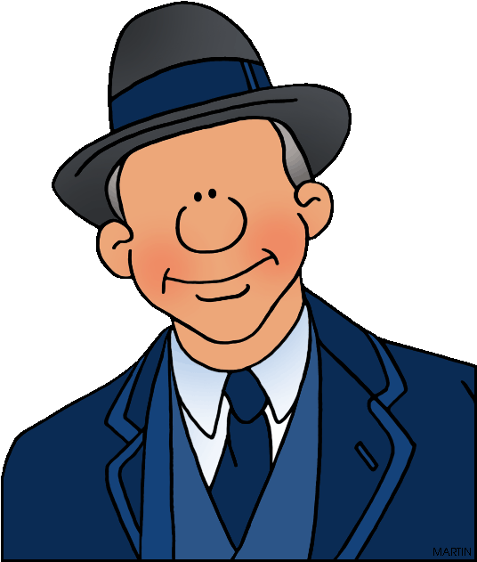 Famous People From Kansas - Cartoon (547x648)