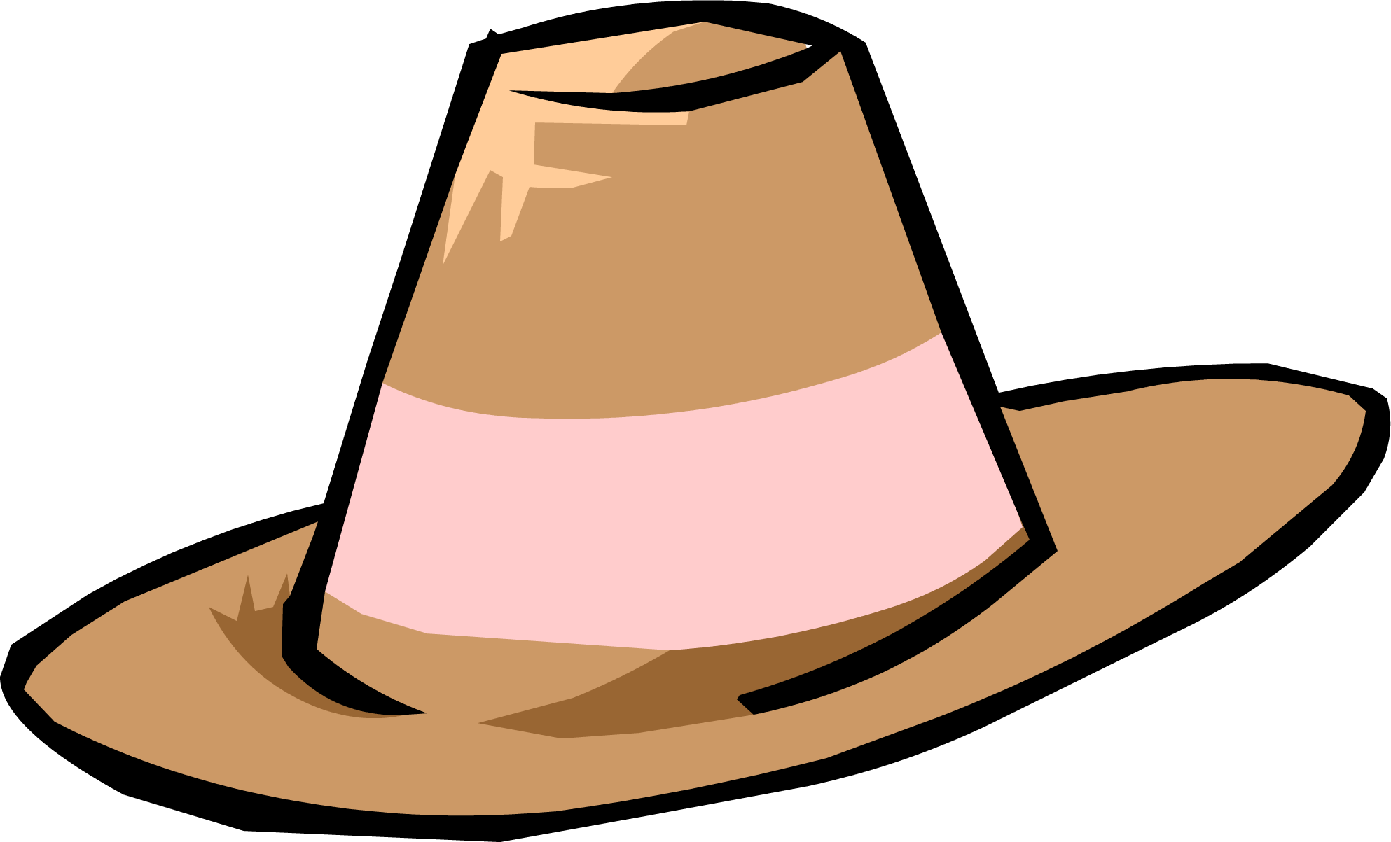 Brown Fedora - Club Penguin Rare Hats (1986x1203)