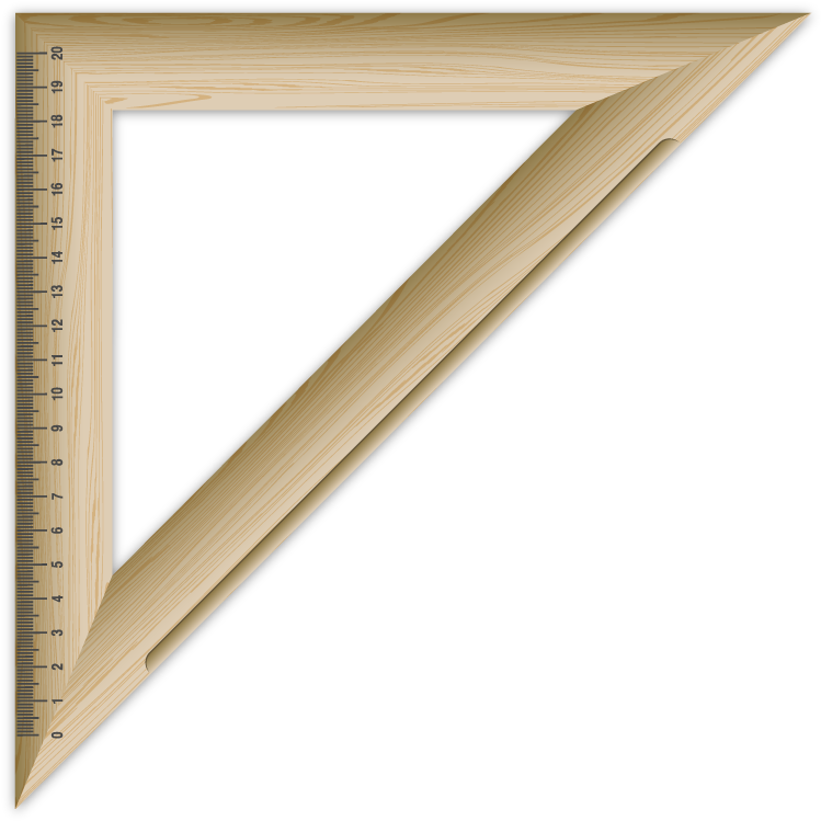 Ruler Type 2 Clipart Png - Picture Frame (865x857)