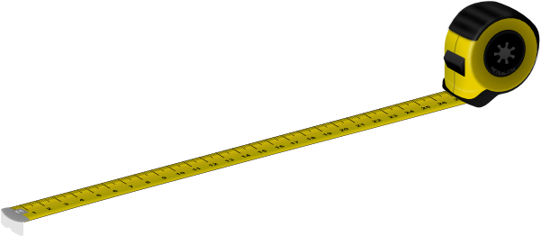Meter Stick Clip Art Bkdaqo Clipart - Tape Measure Clipart Straight (600x437)
