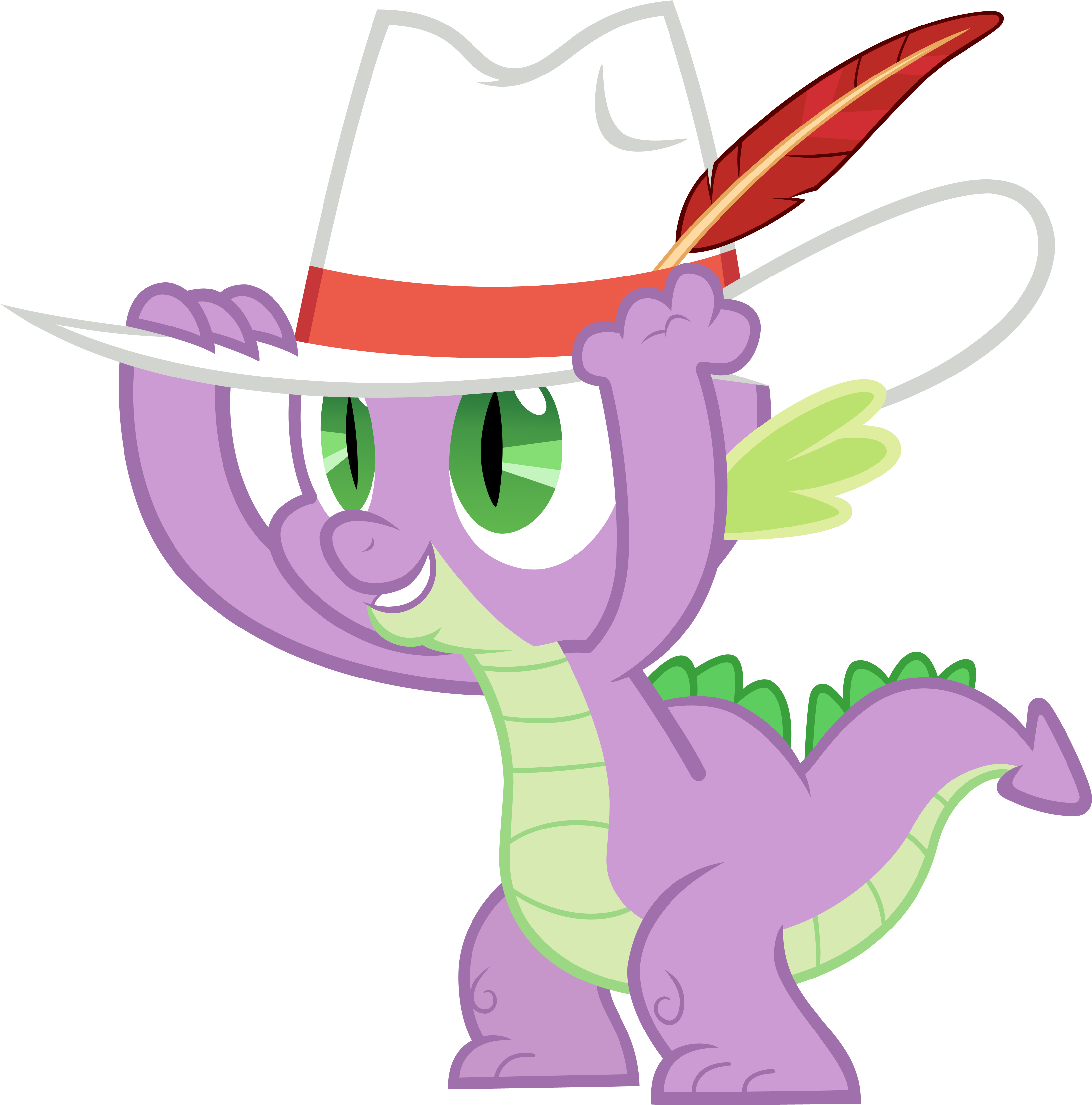 Stetson By Misterlolrus Spike's Fedora Stetson By Misterlolrus - Cartoon (3800x3800)