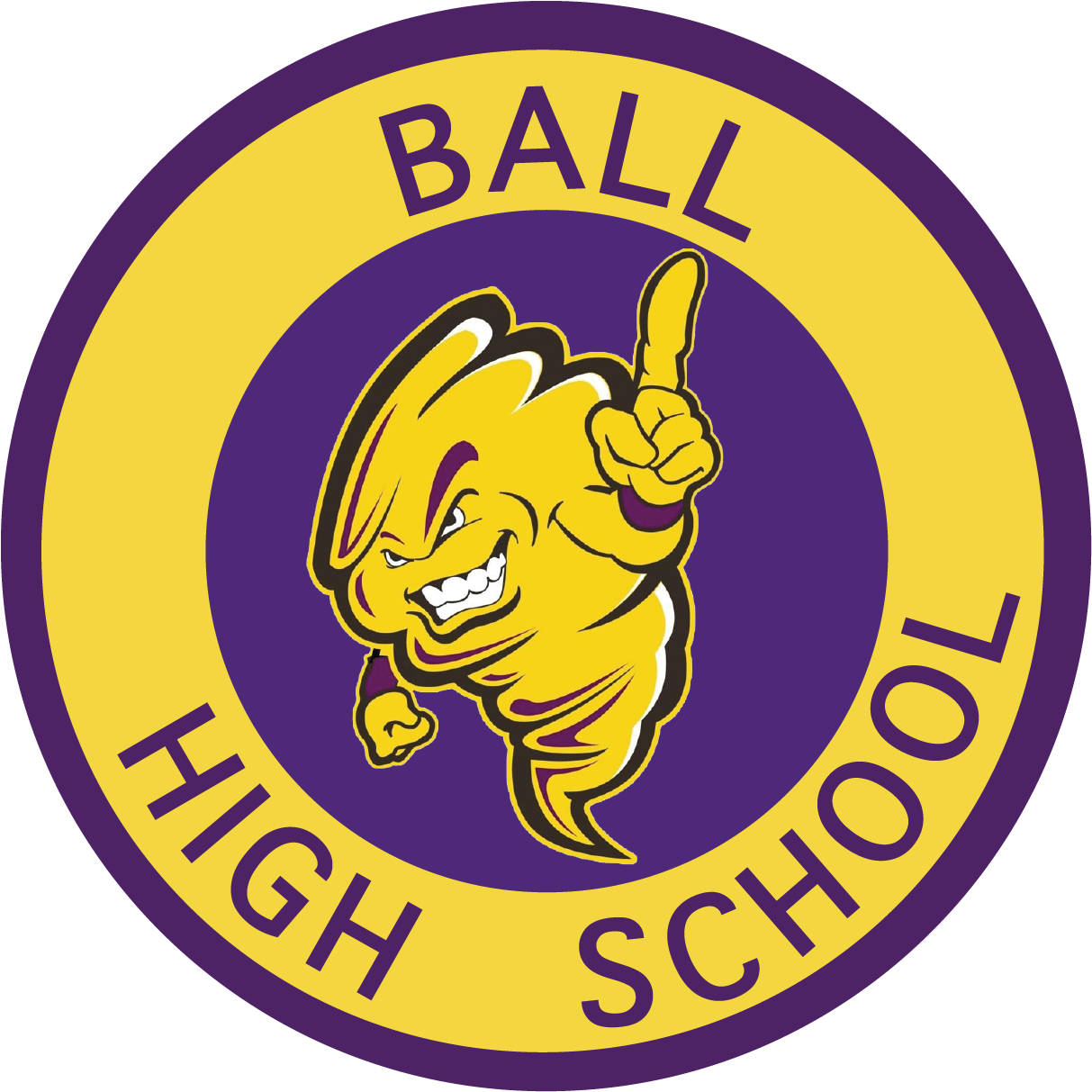 Ball High School - Tau Gamma Phi Logo (1247x1272)