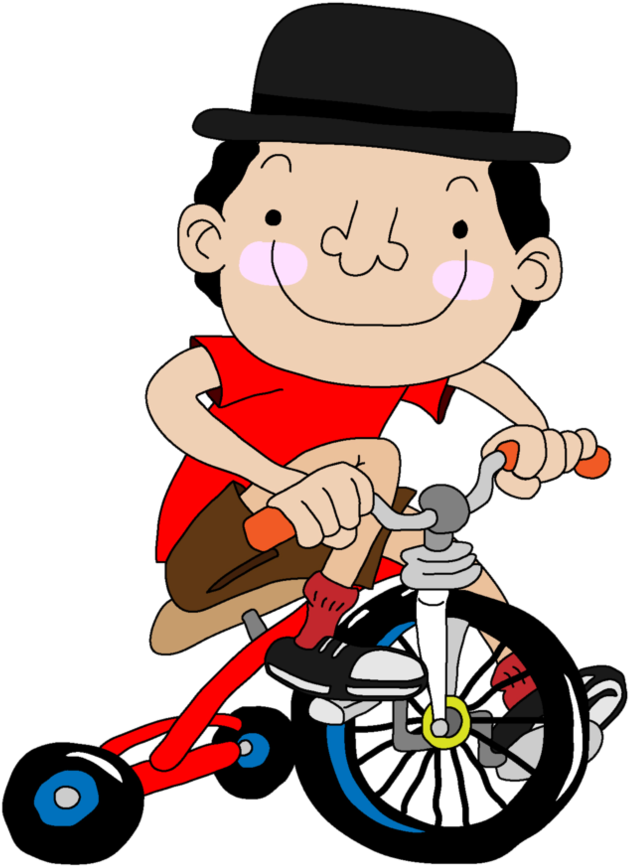 Ali On Tricycle By Alithebaba - Bicycle (894x894)