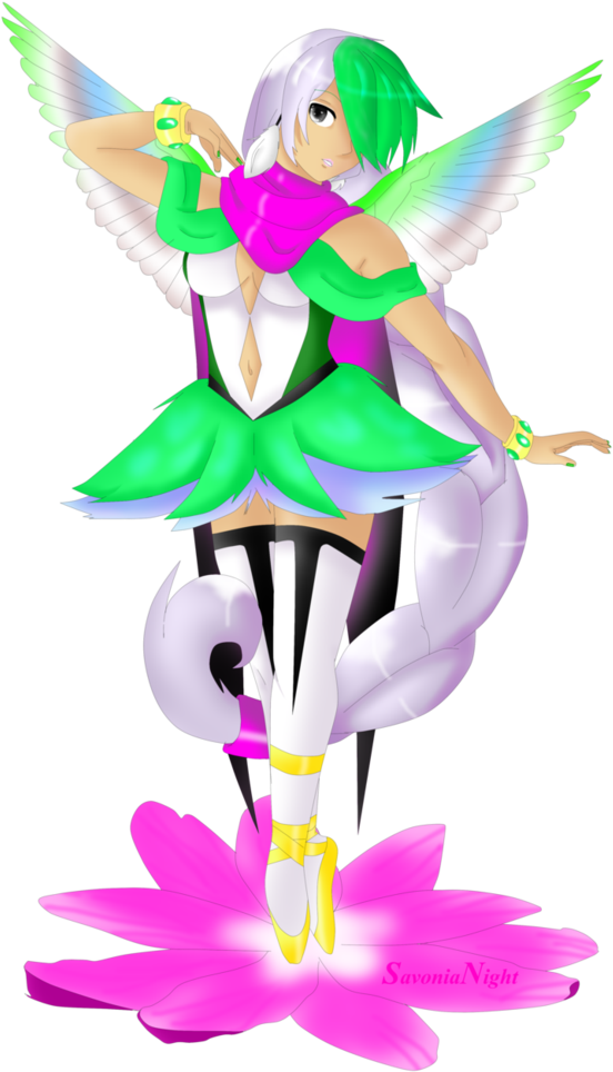 Esmeralda's Woodstar Hummingbird - Illustration (788x1014)