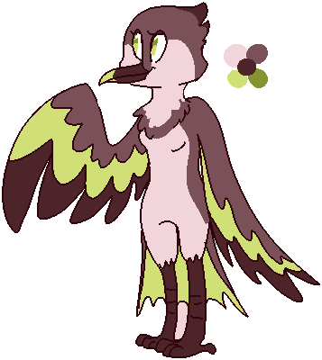 Anthro Hummingbird Adopt By Featheries - Adoption (357x400)