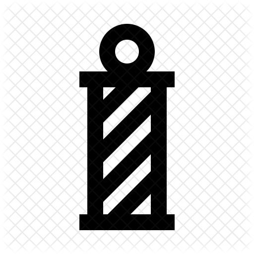 Barber Pole Icon - Barber Pole Icon (512x512)