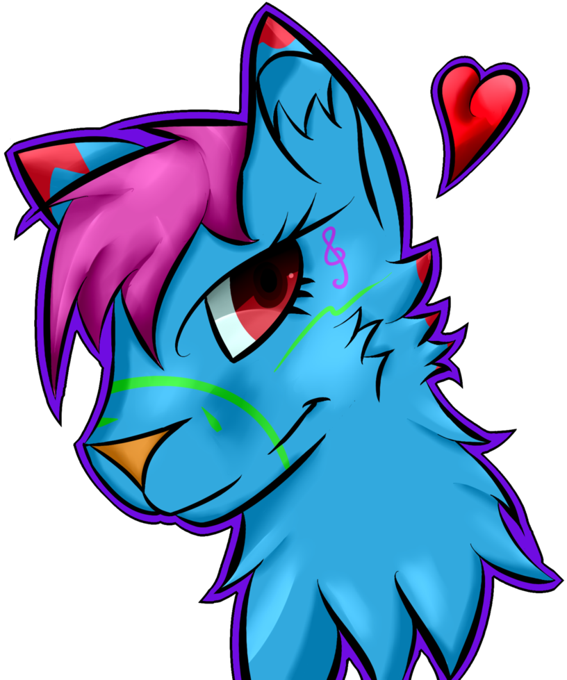 Furry Headshot Practice By Gentian-s - Cartoon (816x979)