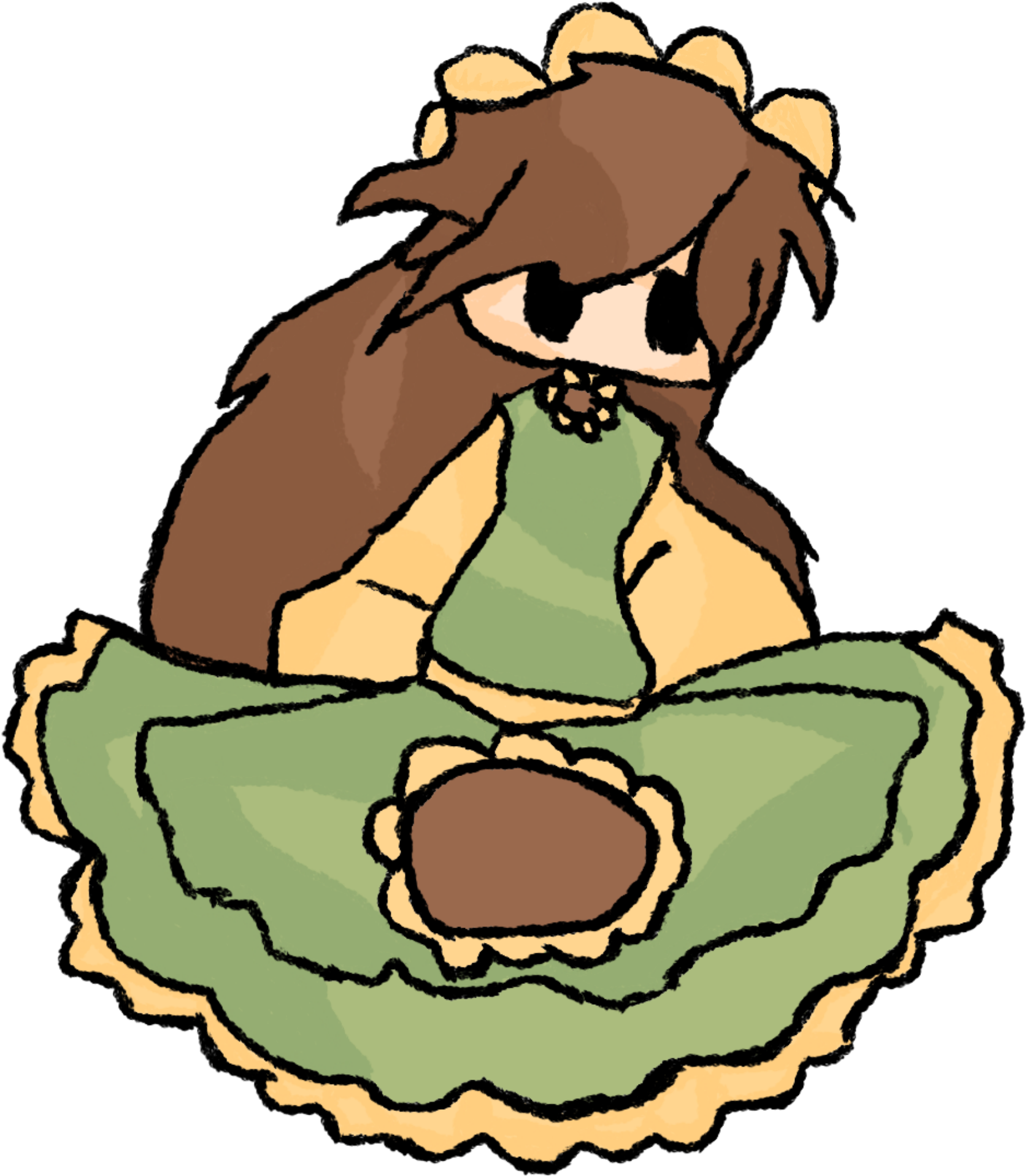 Sunflower Pvz Practice Draw By Merryjayne13 Sunflower - Plants Vs. Zombies (1920x1920)