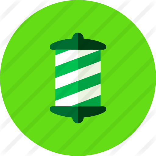 Barbershop Pole - Illustration (512x512)