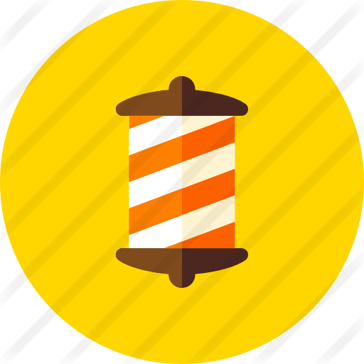 Barbershop Pole - Illustration (512x512)