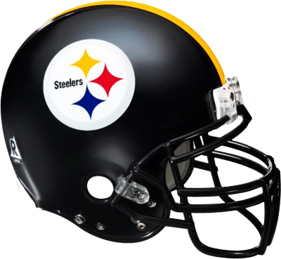 Panthers Helmet Png Steelers Helmet Clip Art Related - Fathead Wall Applique - Pittsburgh Steelers Helmet (400x369)