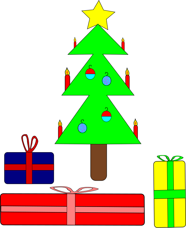 Similar Clip Art - Christmas Tree Clip Art (652x800)