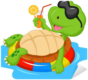 Turtle Cartoon Pics - Turtle With Sunglasses Clipart (400x400)