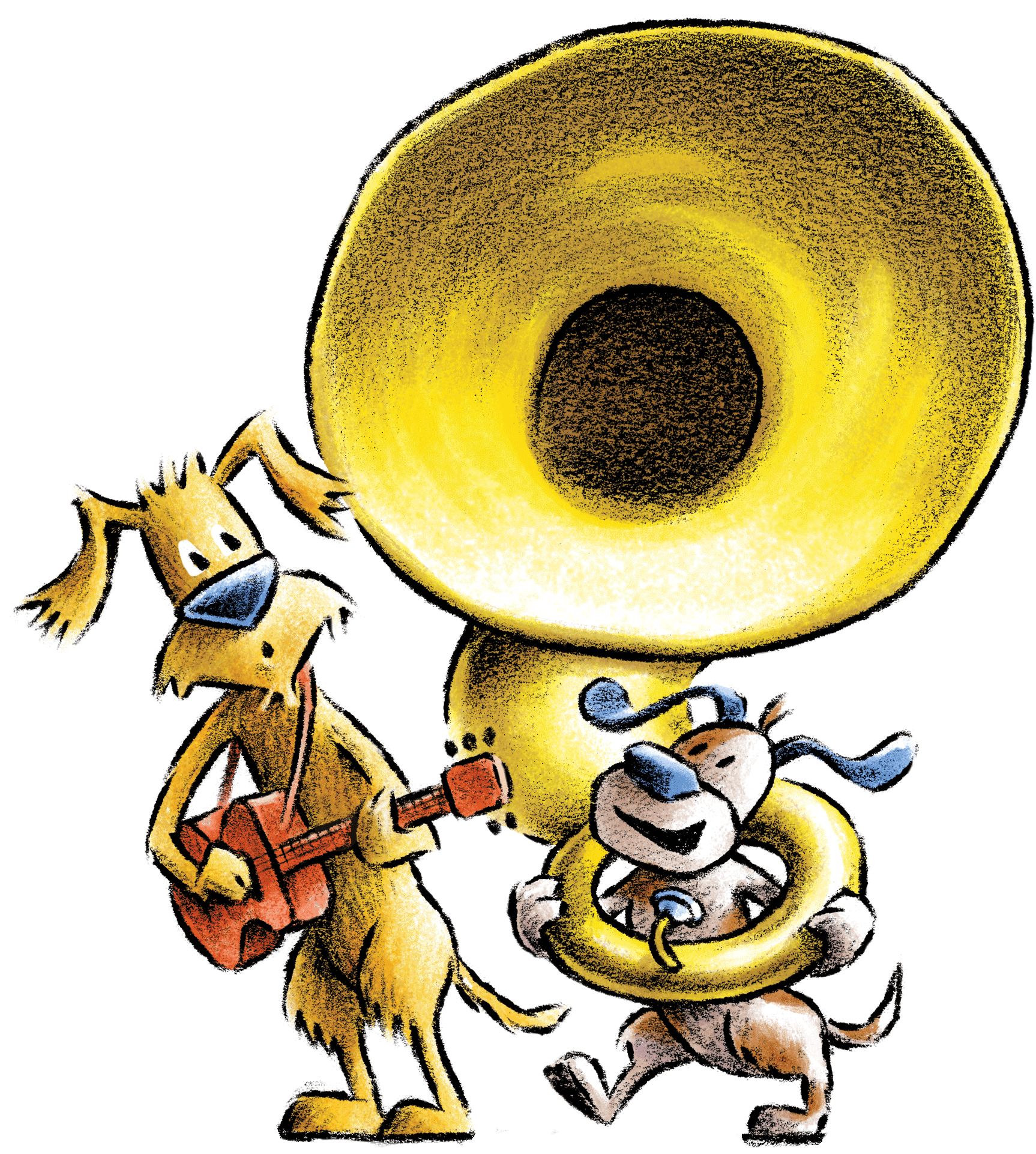 Learn About How To Use The Story Groovy Joe Dance Party - Cartoon (1829x1972)