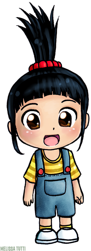 Agnes By ~melissatutti On Deviantart Despicable Me - Agnes Despicable Me Drawing (400x969)
