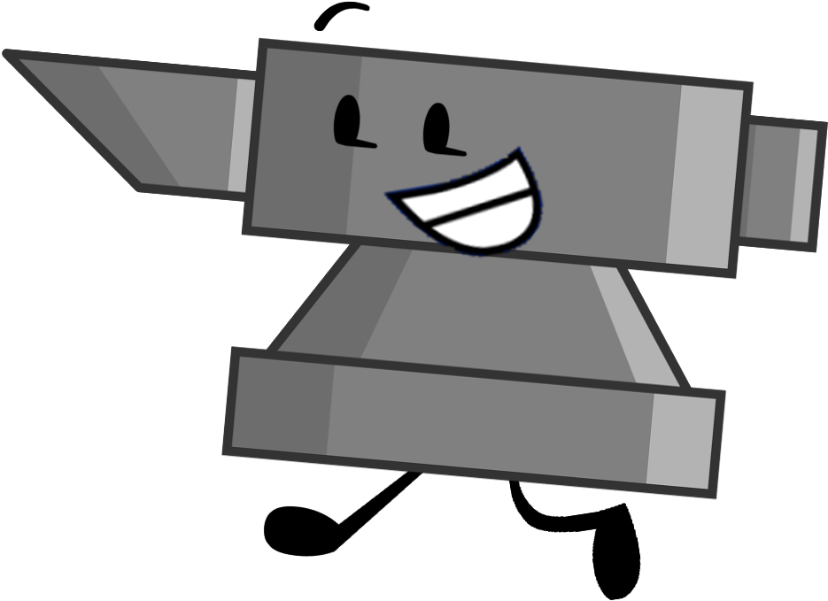 Anvil Pose - Bfdi Anvil Png (990x695)