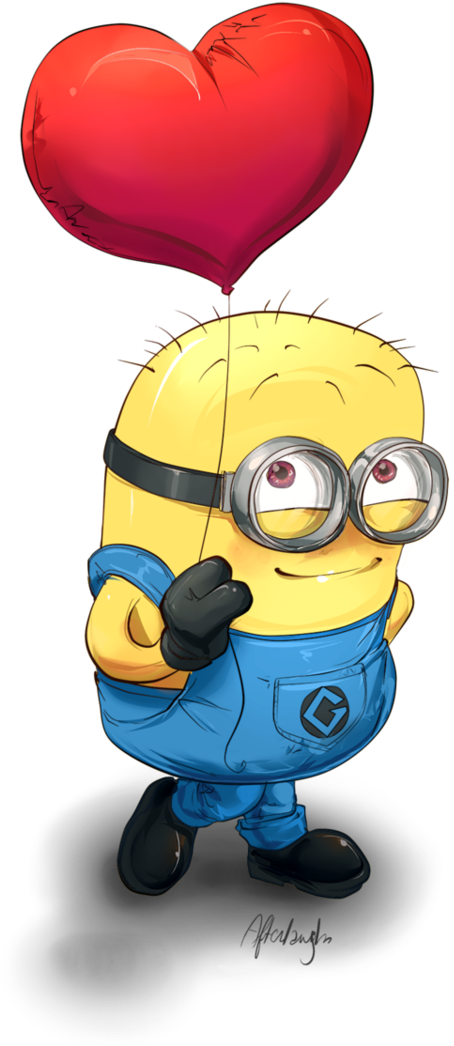 Love Me Minion By Afterlaughs - Minion Love (751x1063)