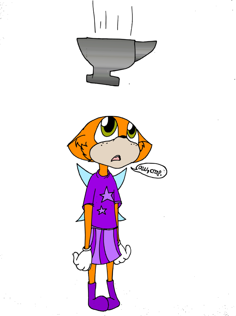 Unfortunate Anvil By Scarlettthewanderer - Cartoon (773x1033)