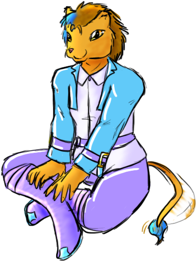 Fallen Sketch - Cartoon (418x550)