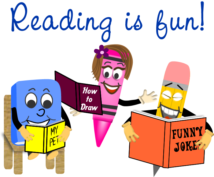 Buddy, Cathy And Pete Promote Reading Is Fun - Spring Reading (700x581)