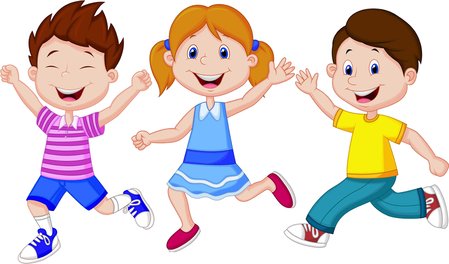Child Royalty-free Cartoon Clip Art - Happy Children Cartoon (2052x1432)