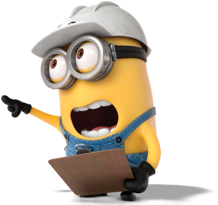 Despicable Me - Under Construction - Despicable Me Stickers 4 Sheets Birthday Party Supplies (502x445)