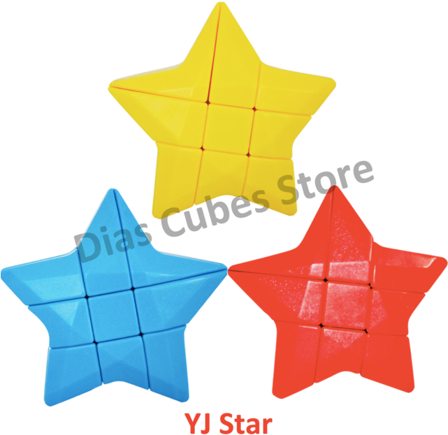 Yj Yongjun Star Magic Cube Puzzles Strange-shaped In - Puzzle Cube (640x640)