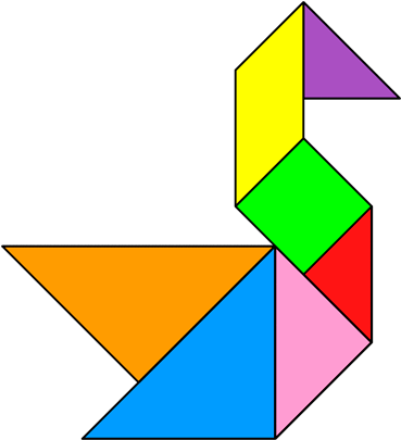 Tangram Swan - Forme Tangram (420x420)