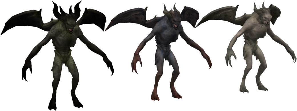 Xps Tes V Gargoyles By Tokami Fuko On Deviantart - Elder Scrolls Online Gargoyle (1068x749)