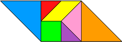 Tangram Parallelogram - Make A Parallelogram With Tangrams (420x420)
