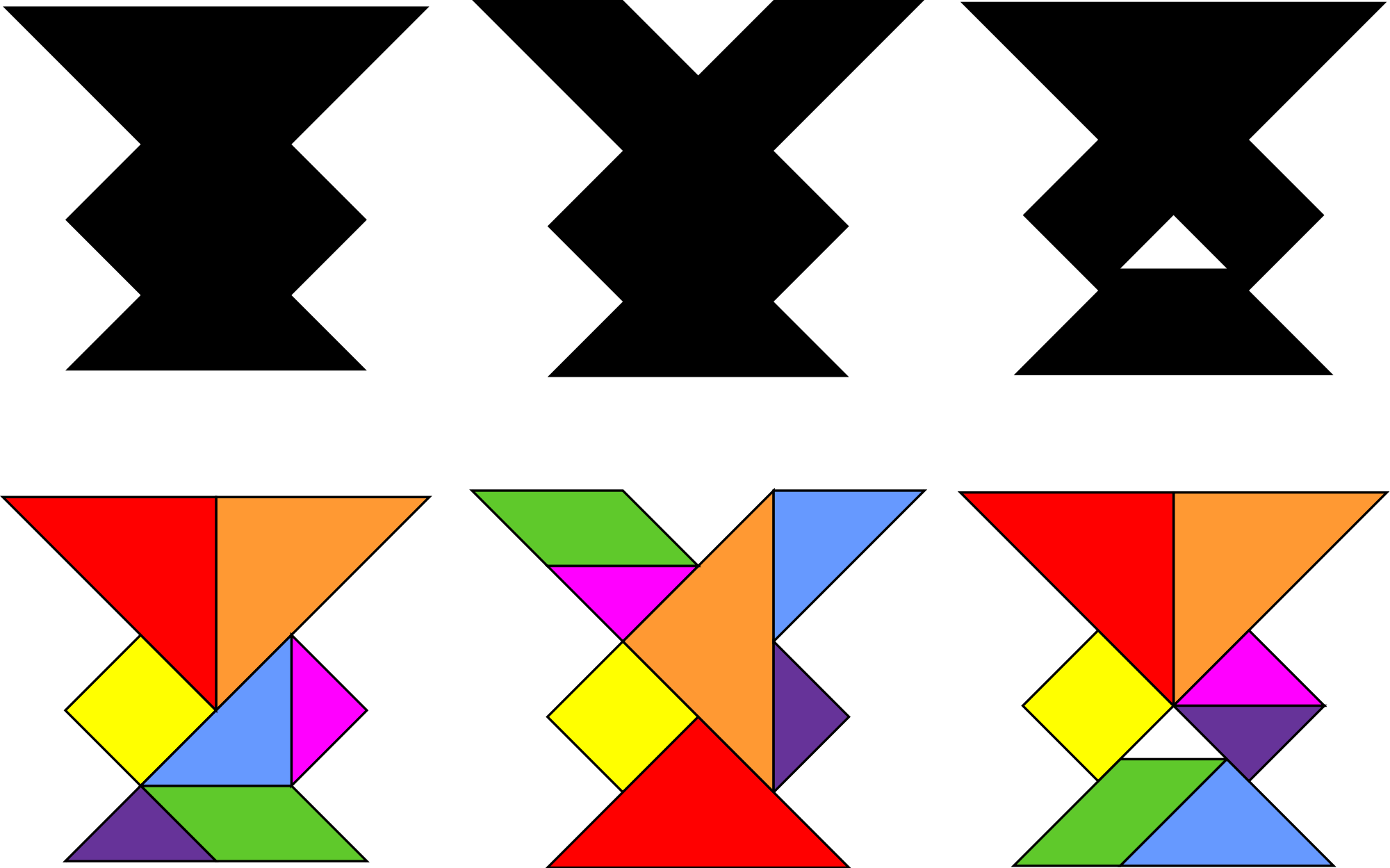 The Magic Dice Cup Tangram Paradox - Magic Dice Cup Tangram (2000x1249)