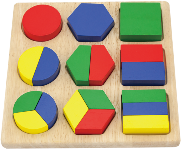Shape Block Puzzles - Viga Wooden Shape Block Puzzle (600x507)