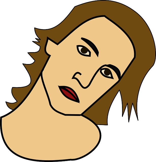 Lipstick Woman, Head, Tilted, Lipstick - Cabeça Inclinada Para O Lado (2304x2400)