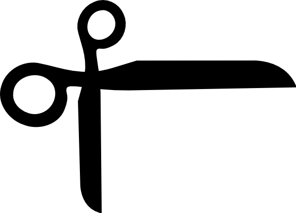 Wojo Border Scissors Clip Art At Clker - Hair Salon Border Clip Art (600x433)