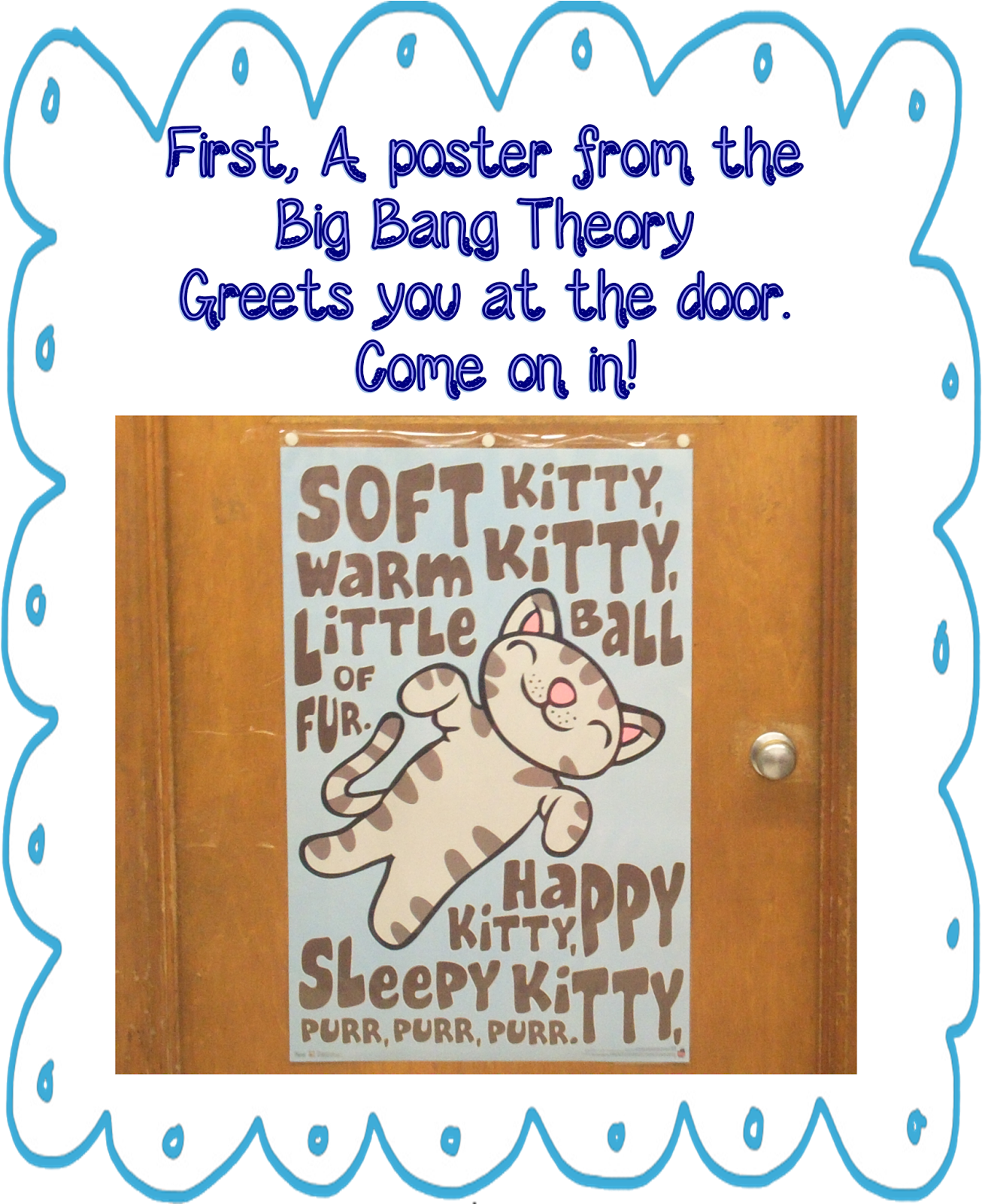 Ideas & Resources For The Special Education & Inclusive - Poster Corp The Big Bang Theory - Soft Kitty Poster (1314x1600)