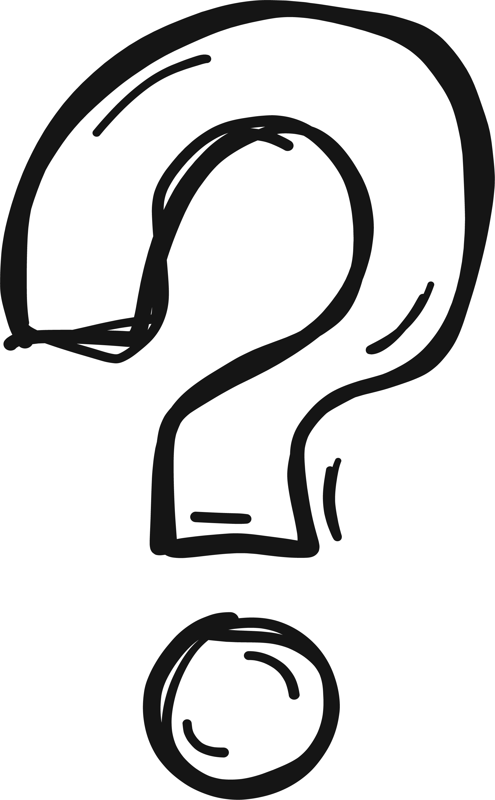 Question Mark Clip Art - Png Pregunta (1965x3175)