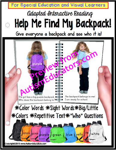Special Education Back To School Adapted Interactive - Special Education (500x500)