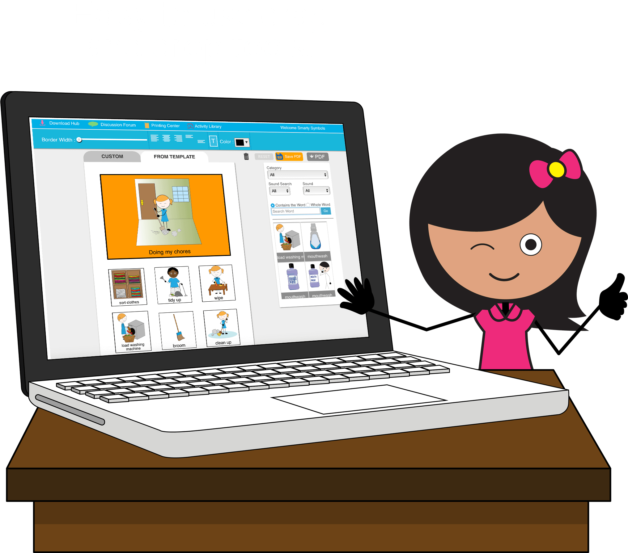 Let's Create Visual Support Speech Therapyspecial Educationcoping - Netbook (2303x1856)