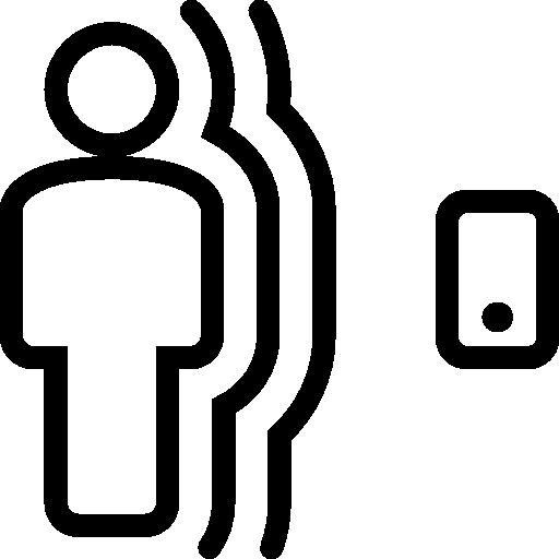 Motion Detector Flat Icon, Security And Guard, Vector - Motion Icon (512x512)