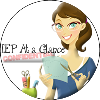 Special Education Iep At A Glance - Illustration (350x350)
