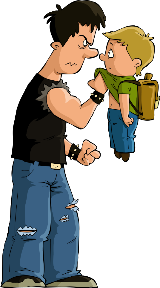 Bullying Cartoon Clip Art - Bully Catoon (1000x1000)