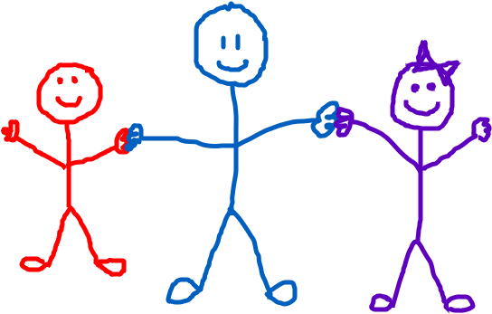 Stick Figure Friends (640x480)