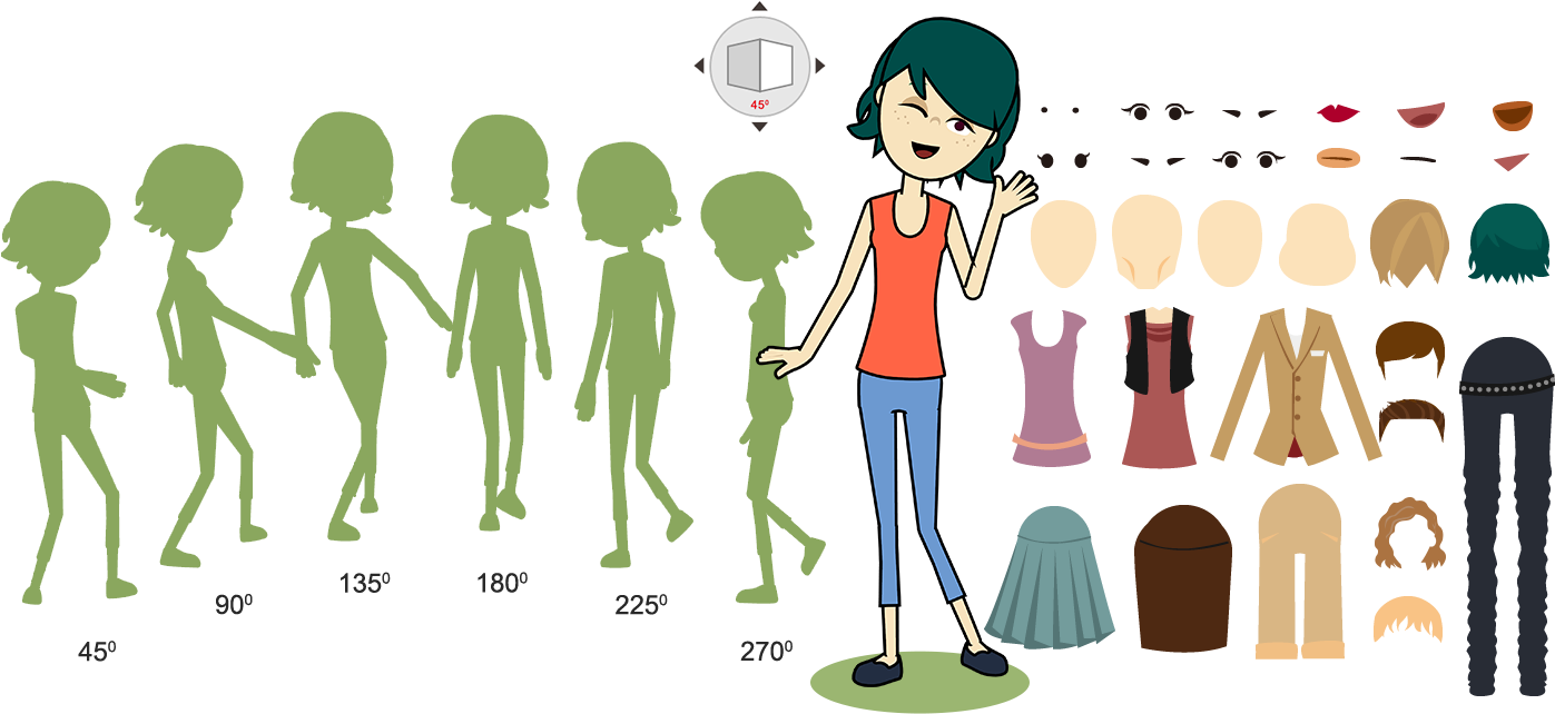 Sprite Character - G2 Character - Crazytalk (1401x660)