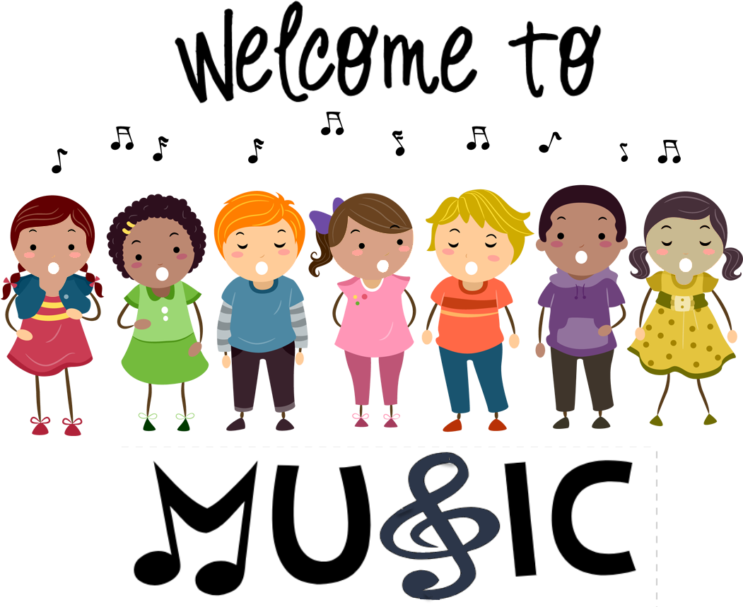Music Class - Kids Singing Clipart (1050x871)